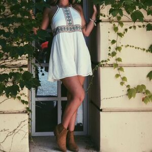 Xhilaration Halter Romper With Pockets